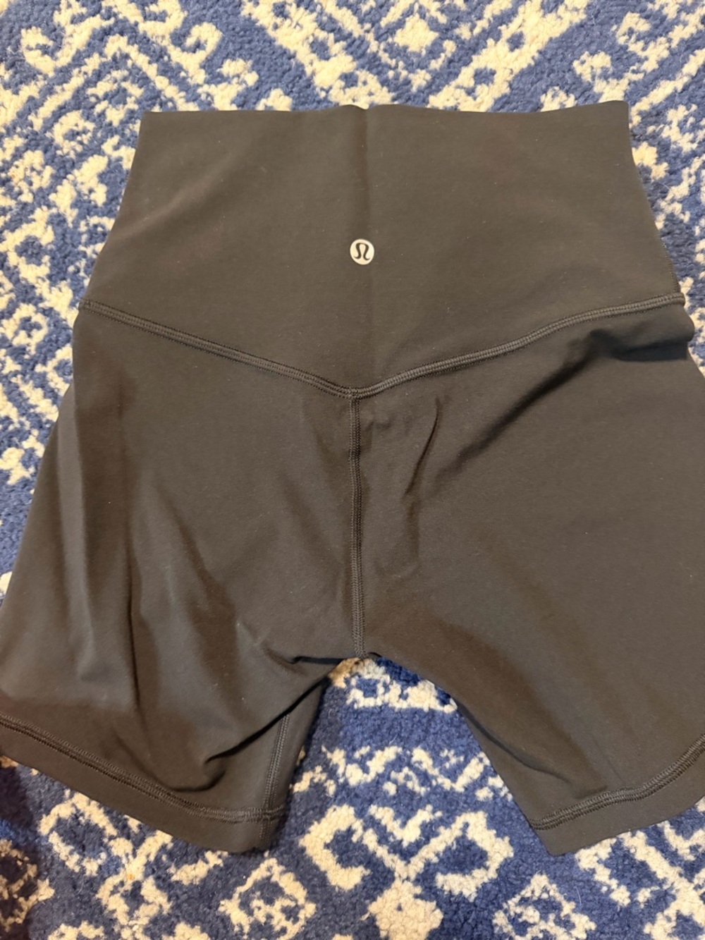 lululemon athletica Black High-Rise Bike Shorts